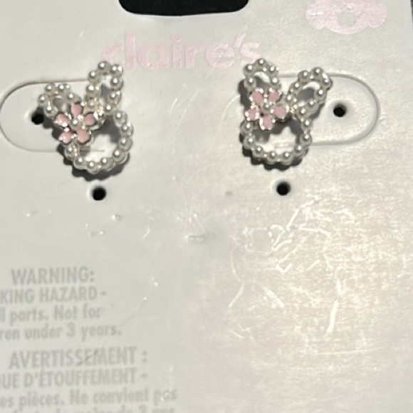 2 pairs bunny stud earrings NWT - Picture 4 of 5